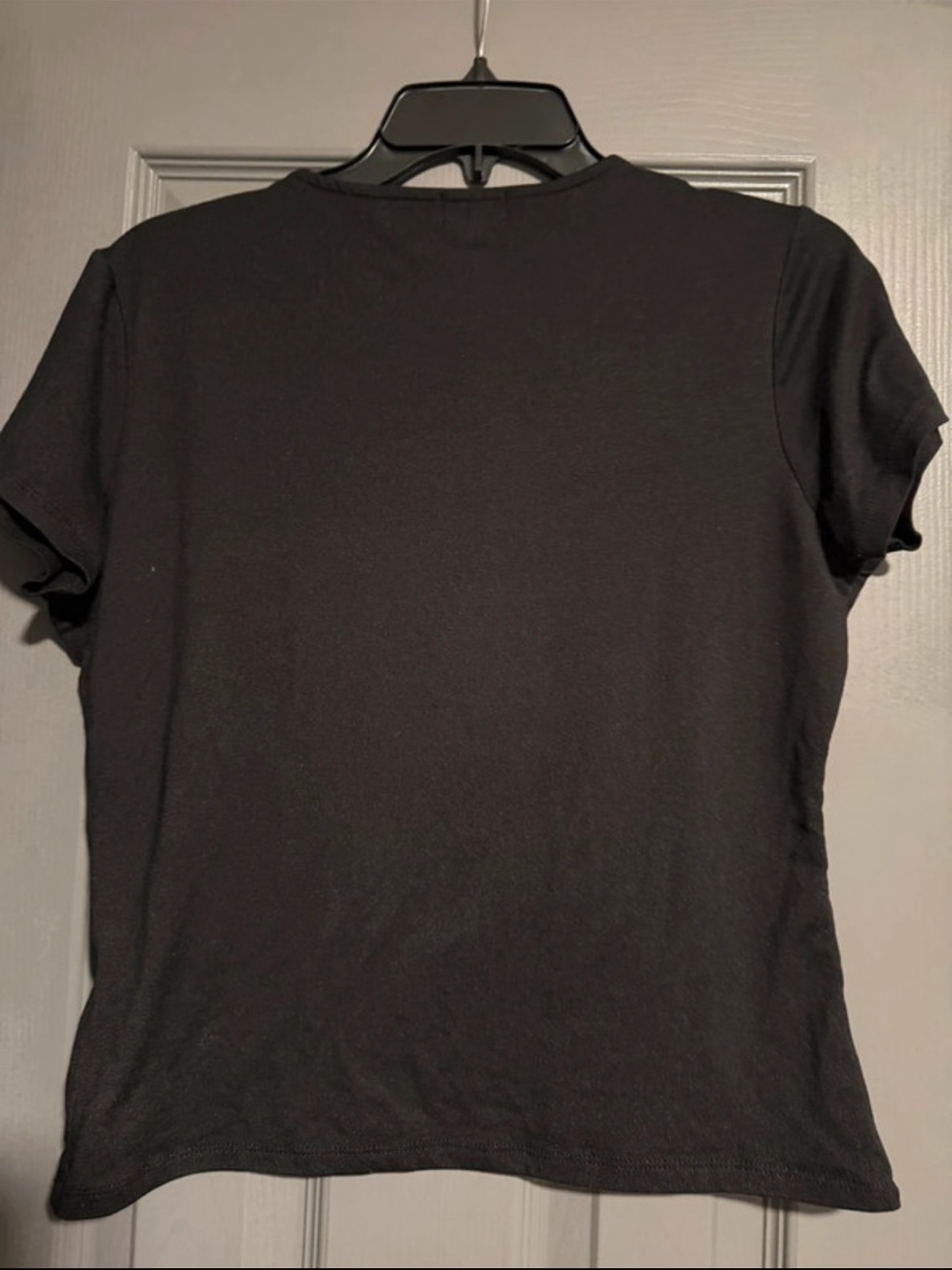Black Women's Crewneck Tee - Picture 3 of 3